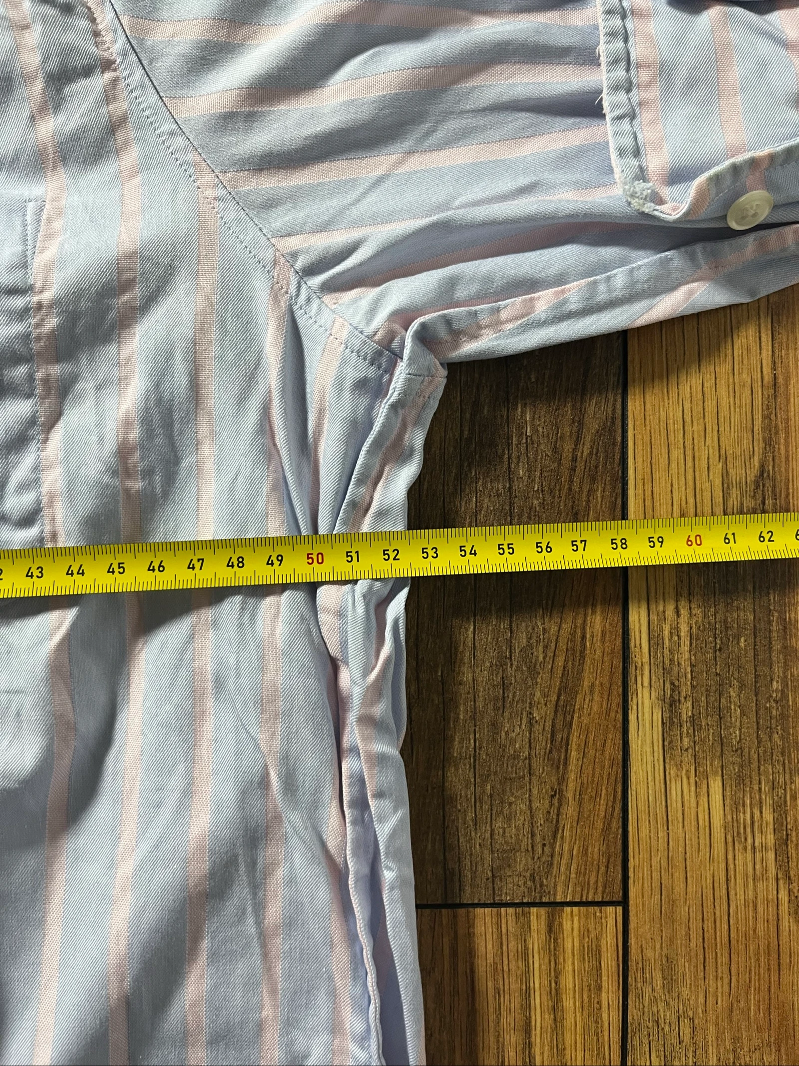 Camisa de algodão fino com corte slim mangas longas - Hugo Boss - tamanho L - bom estado – photo 12